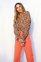 Brown Leopard Sia Shirt
