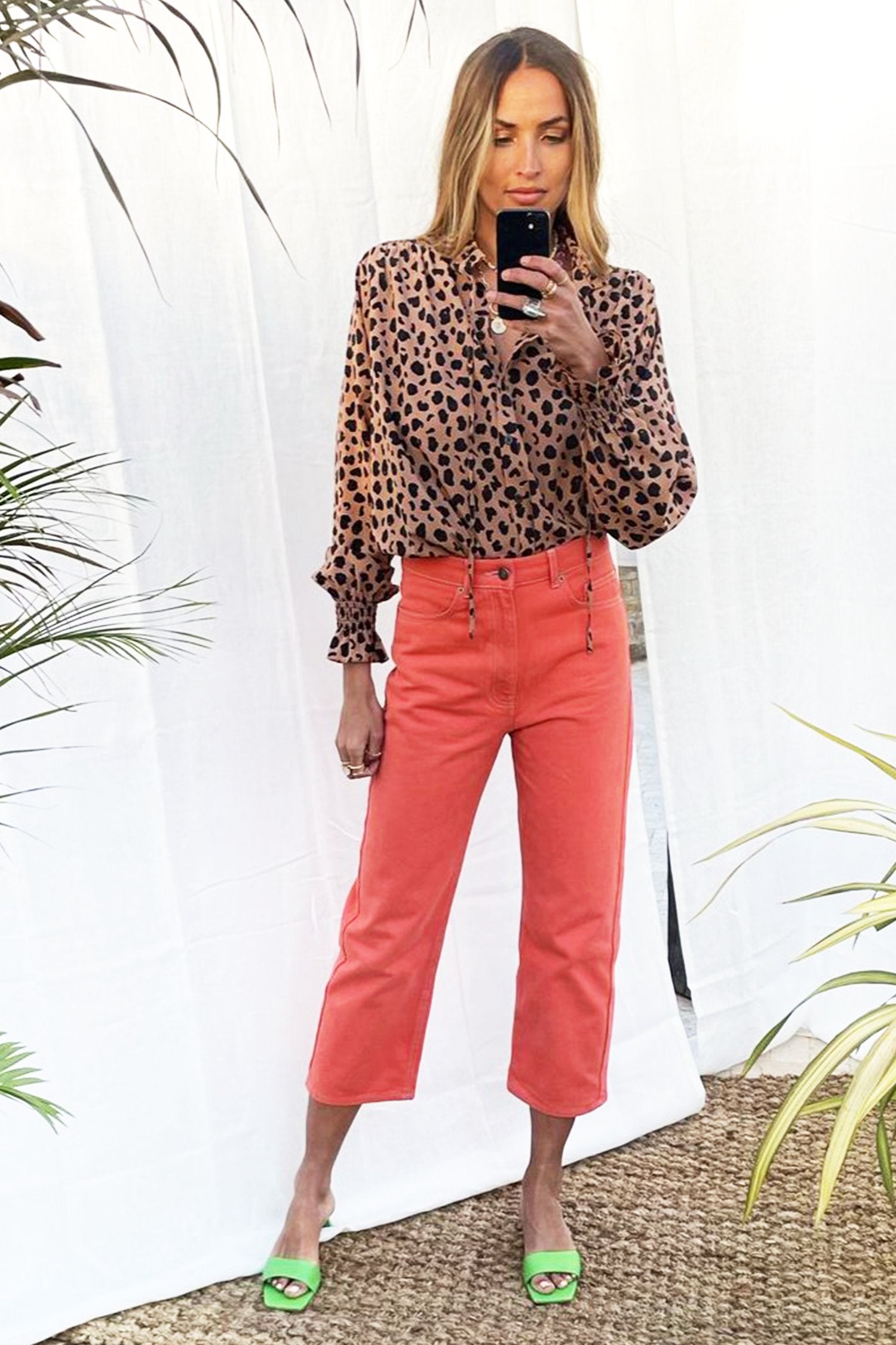 Brown Leopard Sia Shirt - nfd-demo-dev