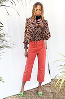 Thumbnail for Brown Leopard Sia Shirt - nfd-demo-dev