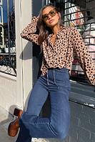 Thumbnail for Brown Leopard Sia Shirt - nfd-demo-dev