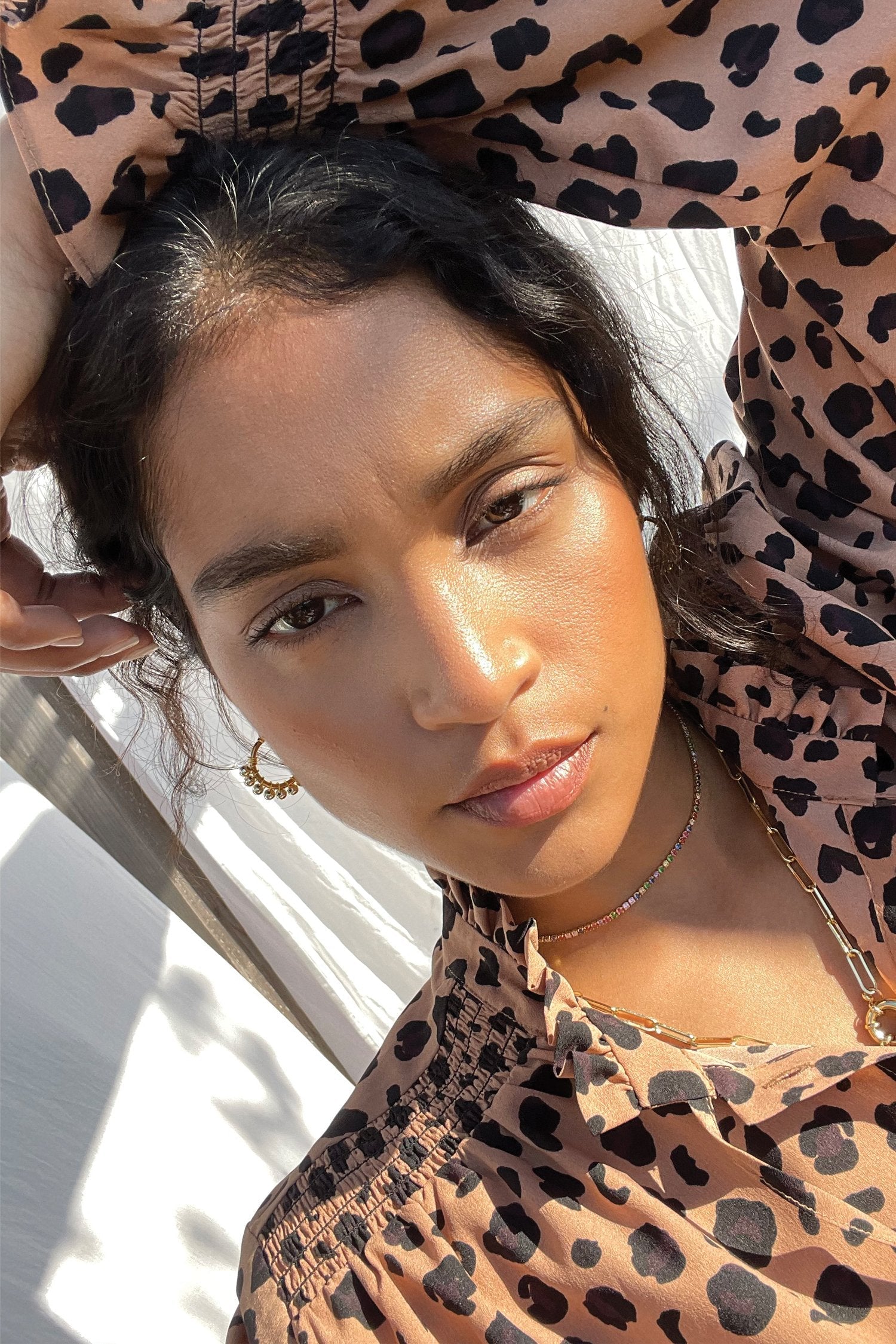 Brown Leopard Sia Shirt - nfd-demo-dev