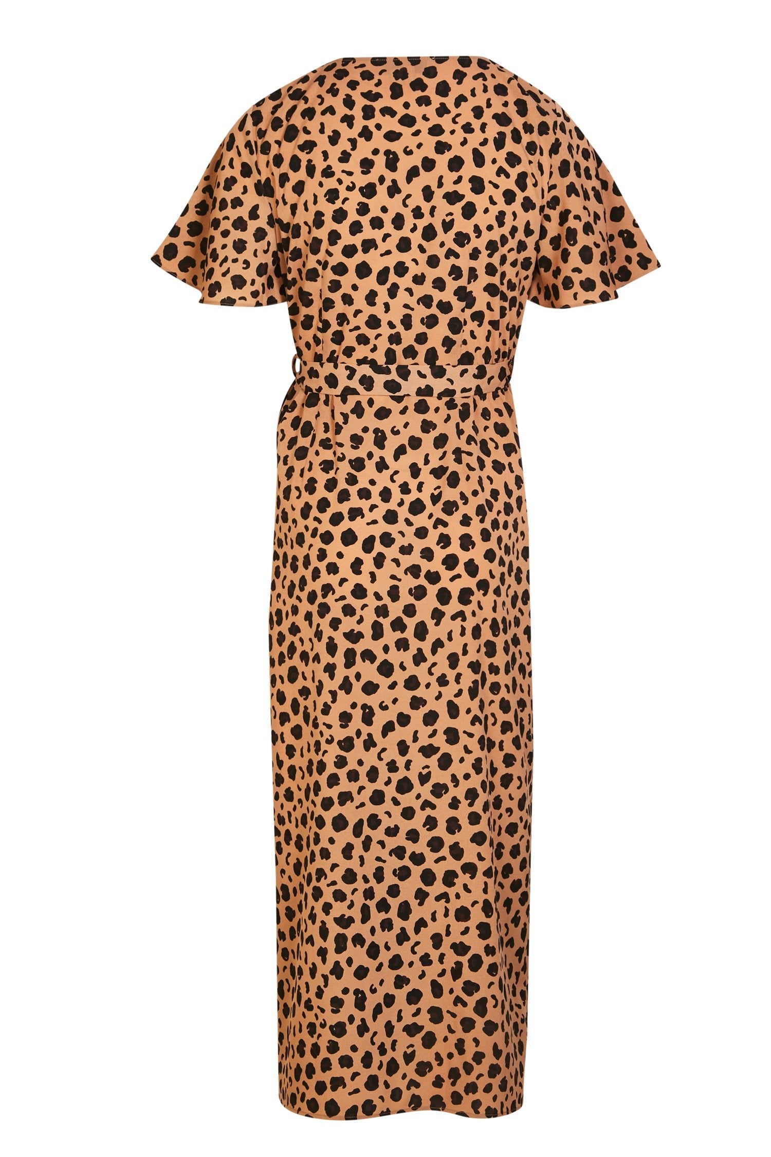 Brown Leopard Zsa Zsa Wrap Dress - nfd-demo-dev