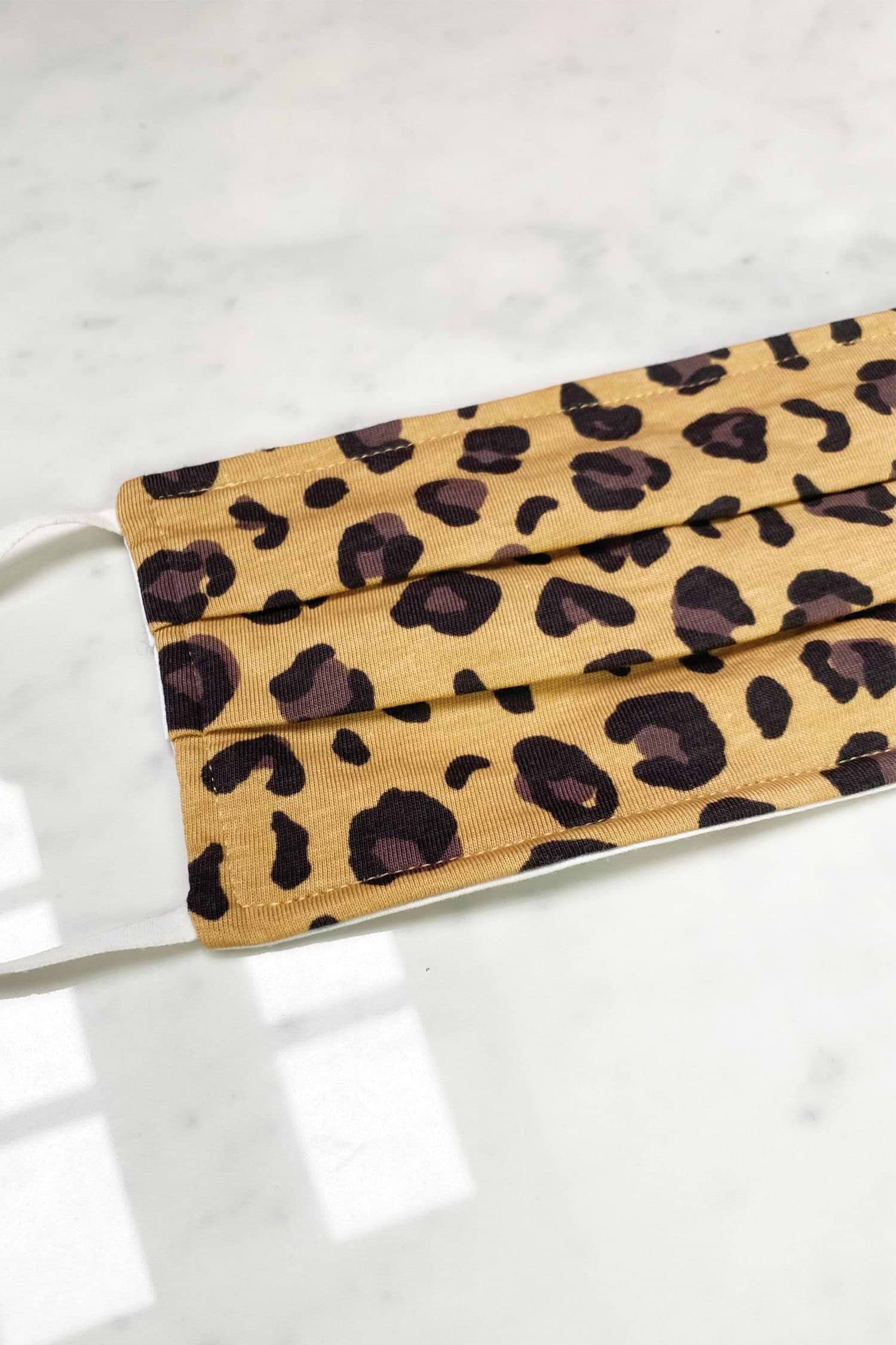 Brown Lucia Leopard Face Mask - nfd-demo-dev