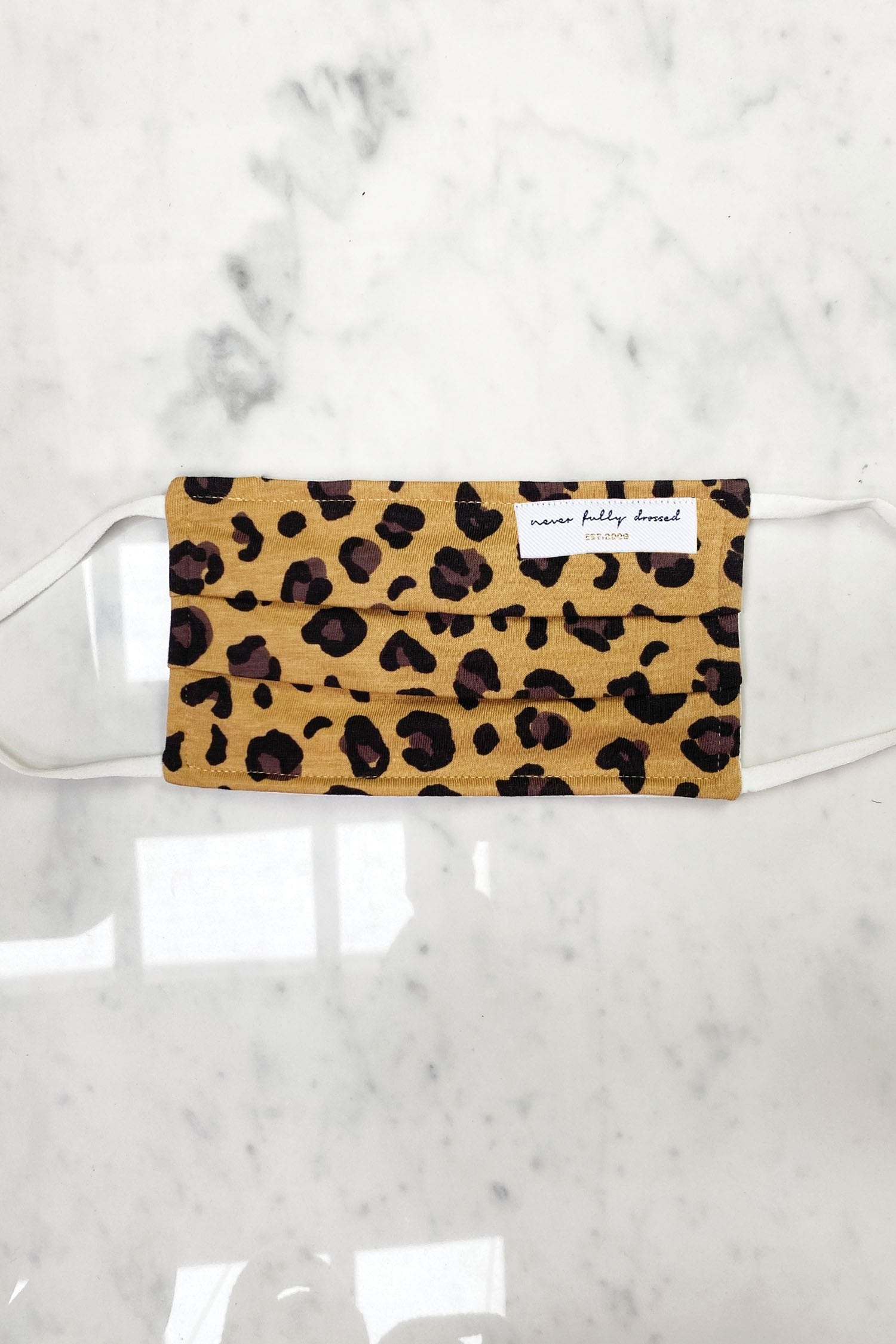 Brown Lucia Leopard Face Mask - nfd-demo-dev