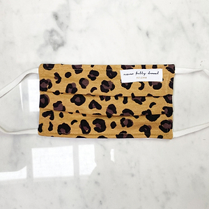 Brown Lucia Leopard Face Mask - nfd-demo-dev