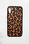 Brown Textured Leopard IPhone Case