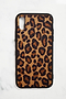Brown Textured Leopard IPhone Case