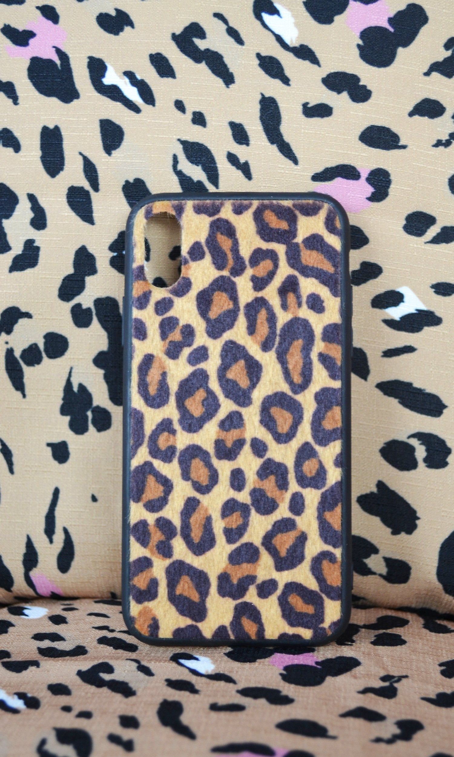 Brown Textured Leopard IPhone Case - nfd-demo-dev
