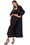 Brown Tube Skirt