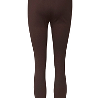 Thumbnail for Chocolate Vegan Leather Ponte Leggings - nfd-demo-dev