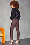 Chocolate Vegan Leather Ponte Leggings
