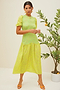 Citrus Leopard Lucia Dress
