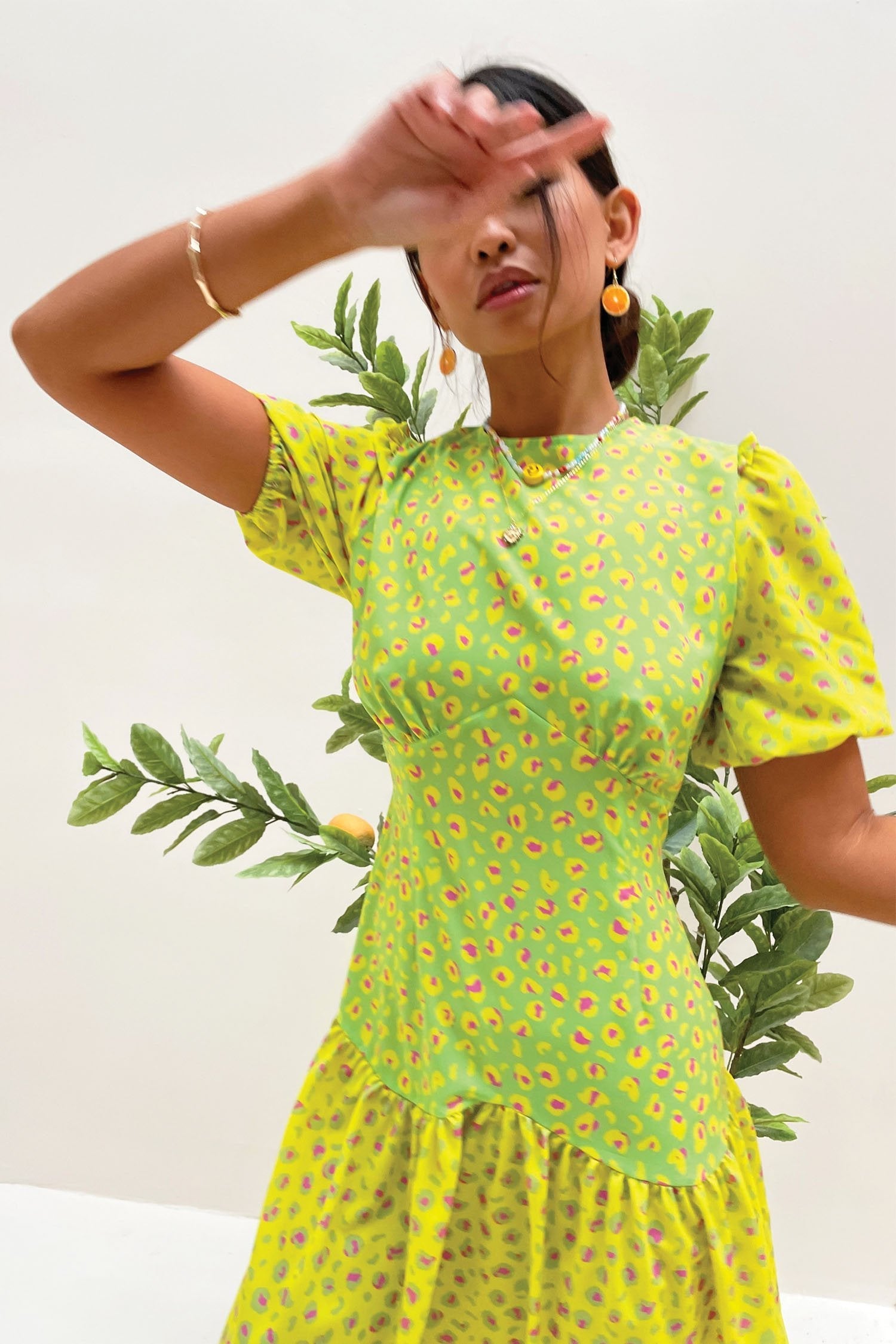 Citrus Leopard Lucia Dress - nfd-demo-dev