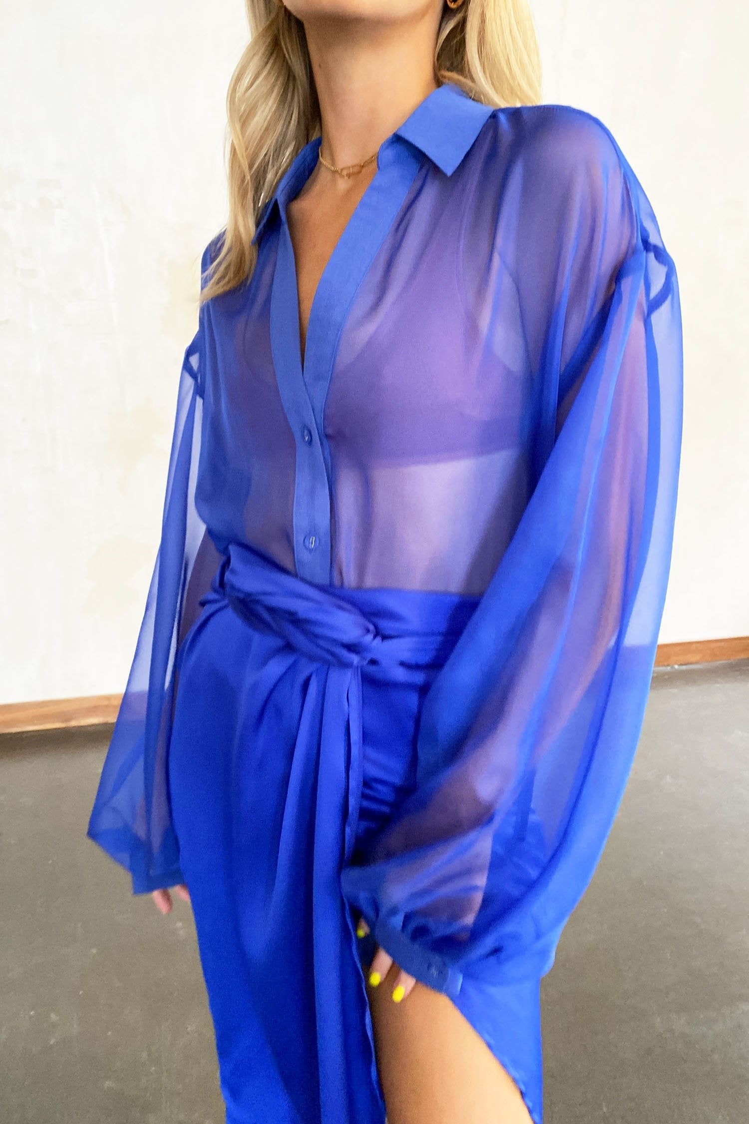 Colbalt Oversized Shirt - nfd-demo-dev
