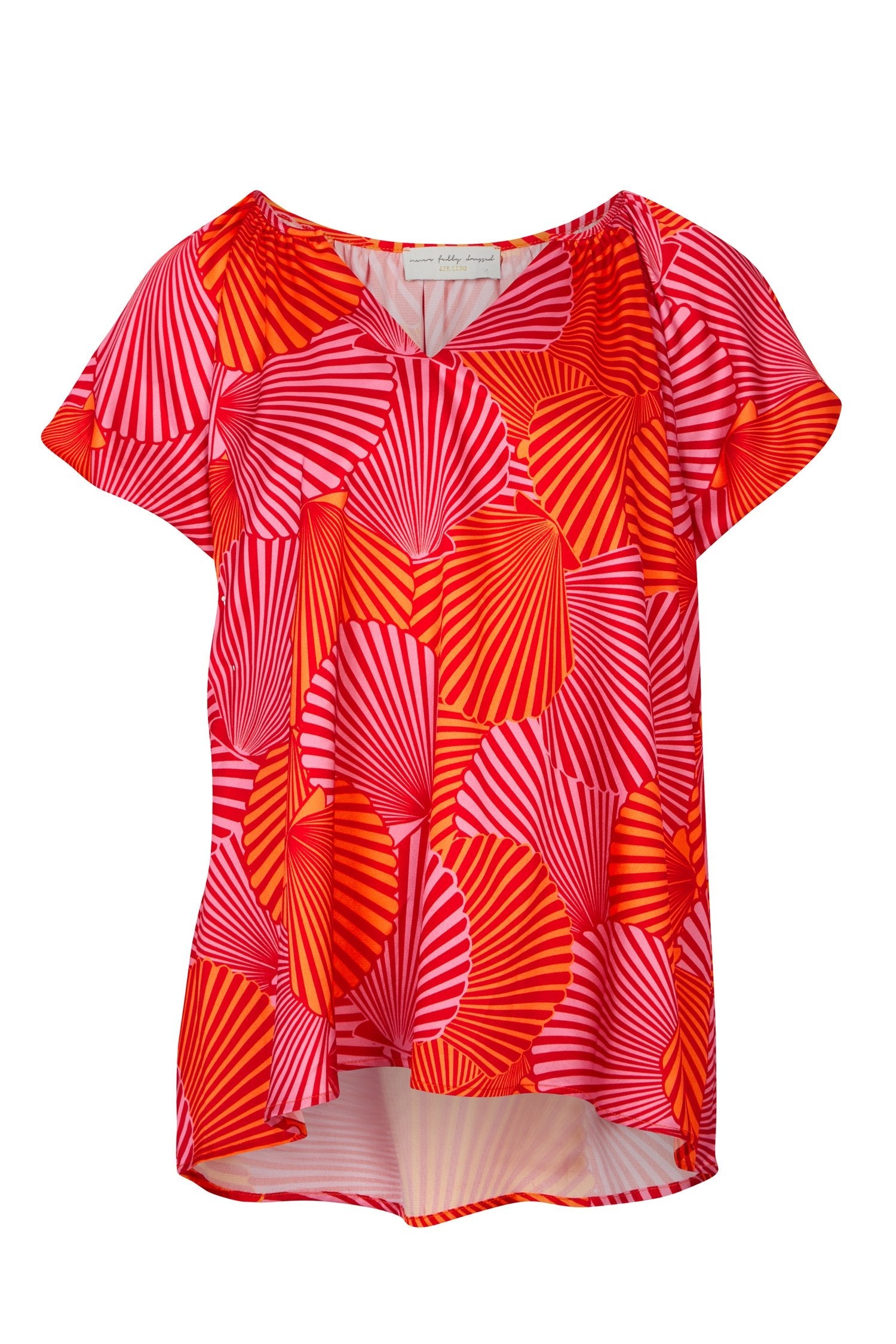Colourful Shells Blouse - Curve - nfd-demo-dev