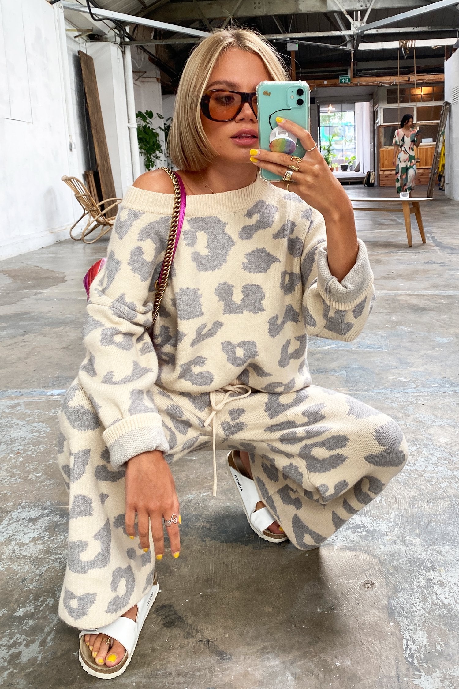 Cream Copenhagen Leopard Knit Jumper - nfd-demo-dev