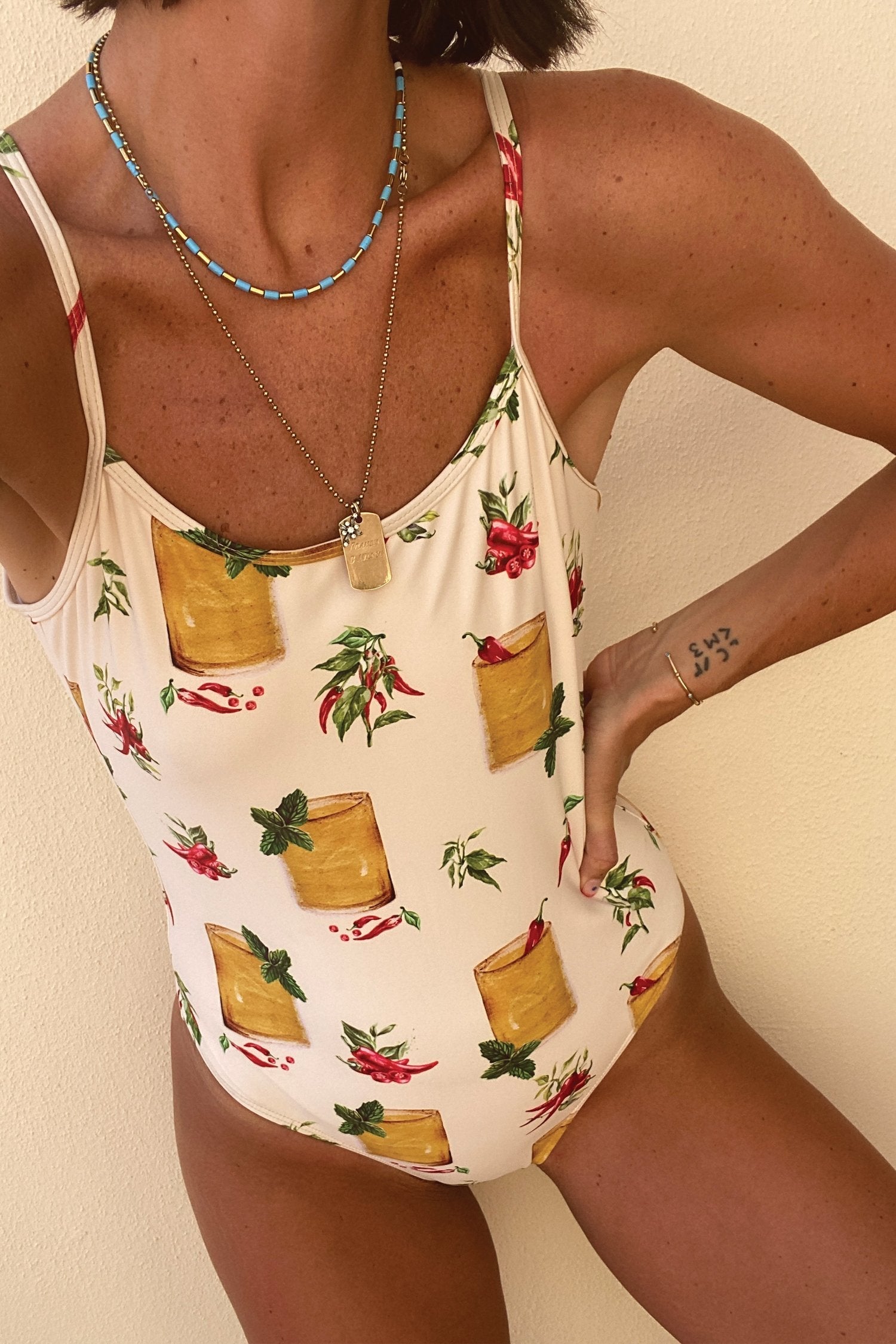 Cream Picante Swimsuit - nfd-demo-dev