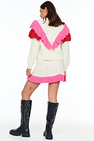 Thumbnail for Cream Ruffle Cable Knit Jumper - nfd-demo-dev