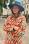 Diamond Knitted Coat