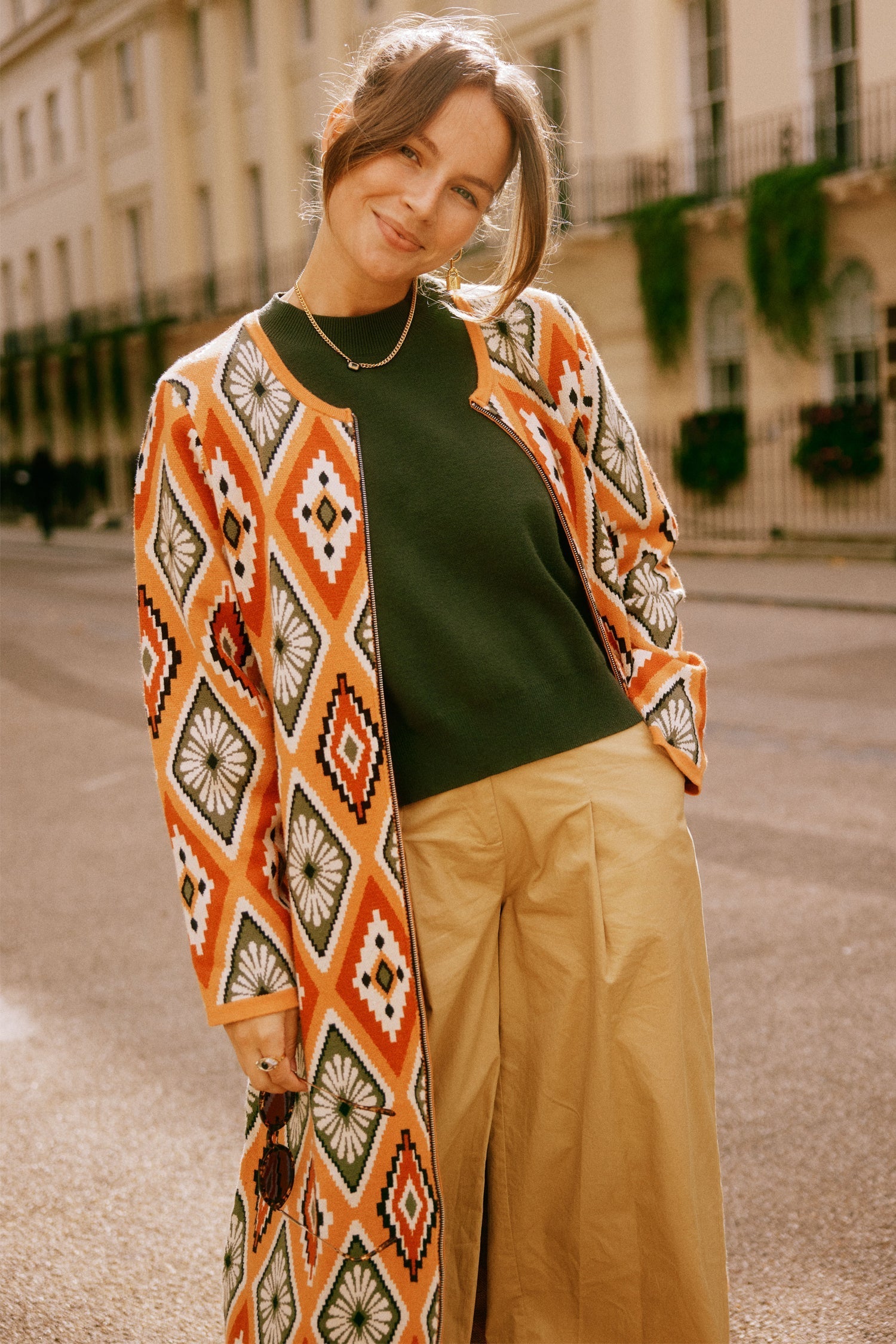 Diamond Knitted Coat - nfd-demo-dev