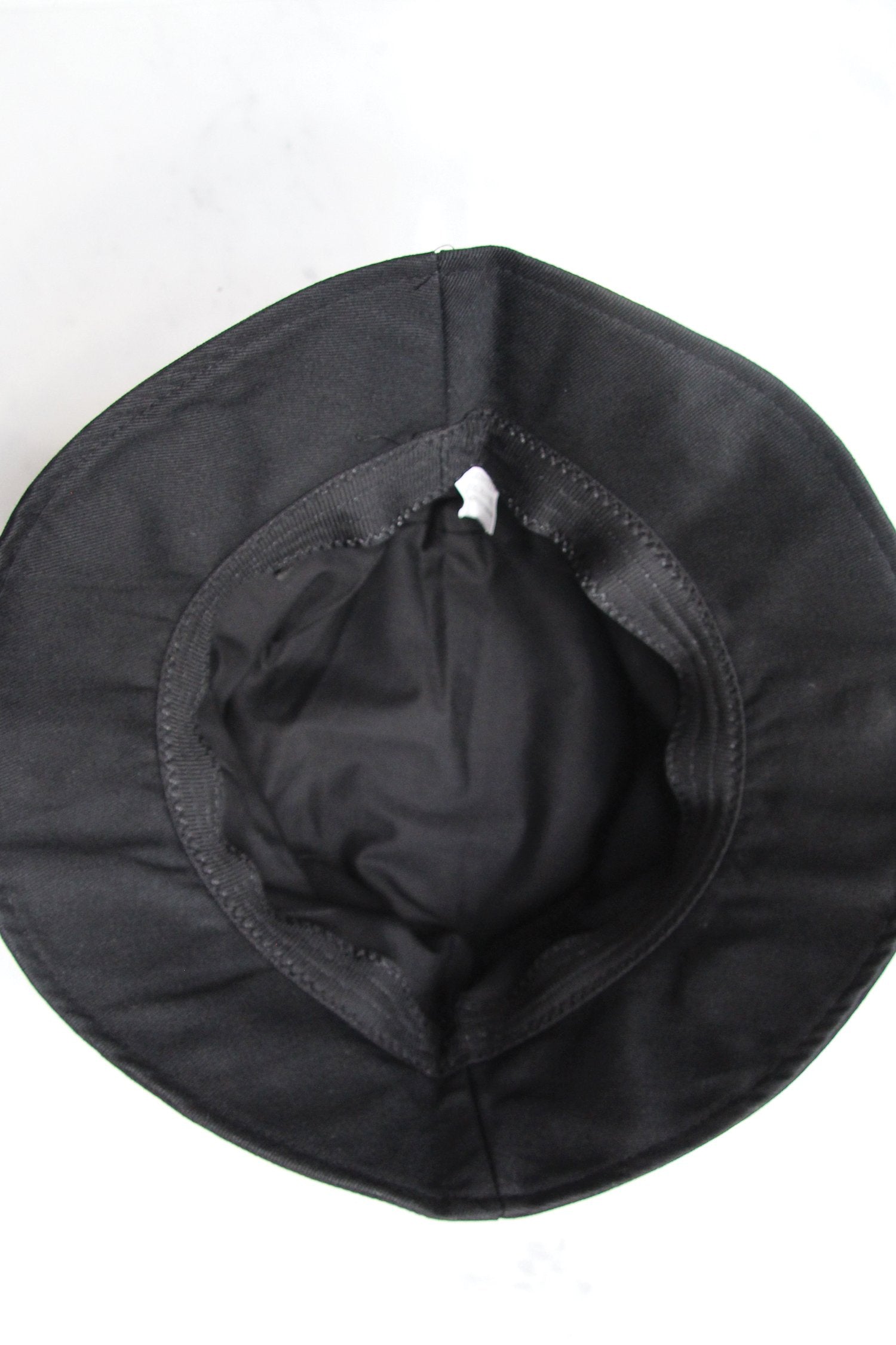 Embroidered Flower Black Bucket Hat - nfd-demo-dev
