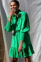 Emerald Broderie Mini Dress