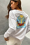 Fruit Sticker Long Line Tee