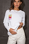 Fruit Sticker Long Line Tee