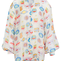 Thumbnail for Fruit Sticker Oversized Shirt - nfd-demo-dev