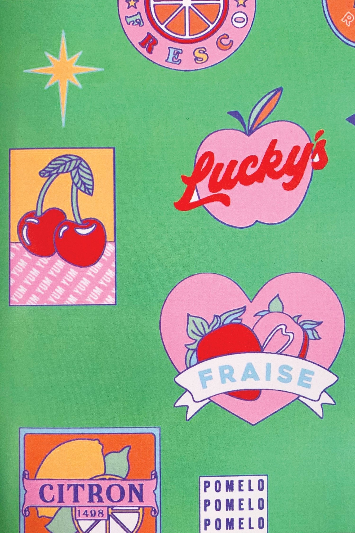 Fruit Sticker Print Notebook - nfd-demo-dev