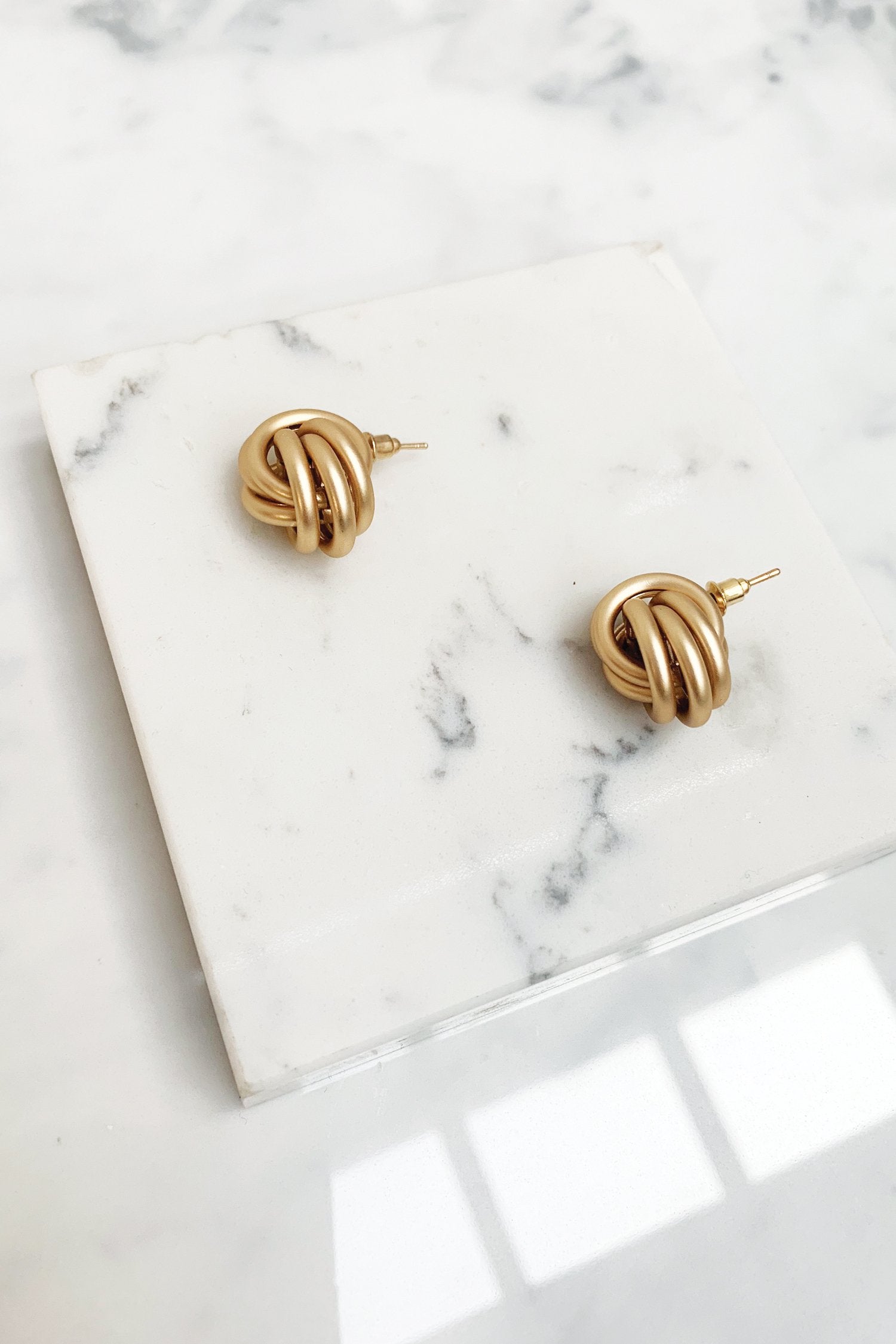 Gold Cluster Earrings - nfd-demo-dev