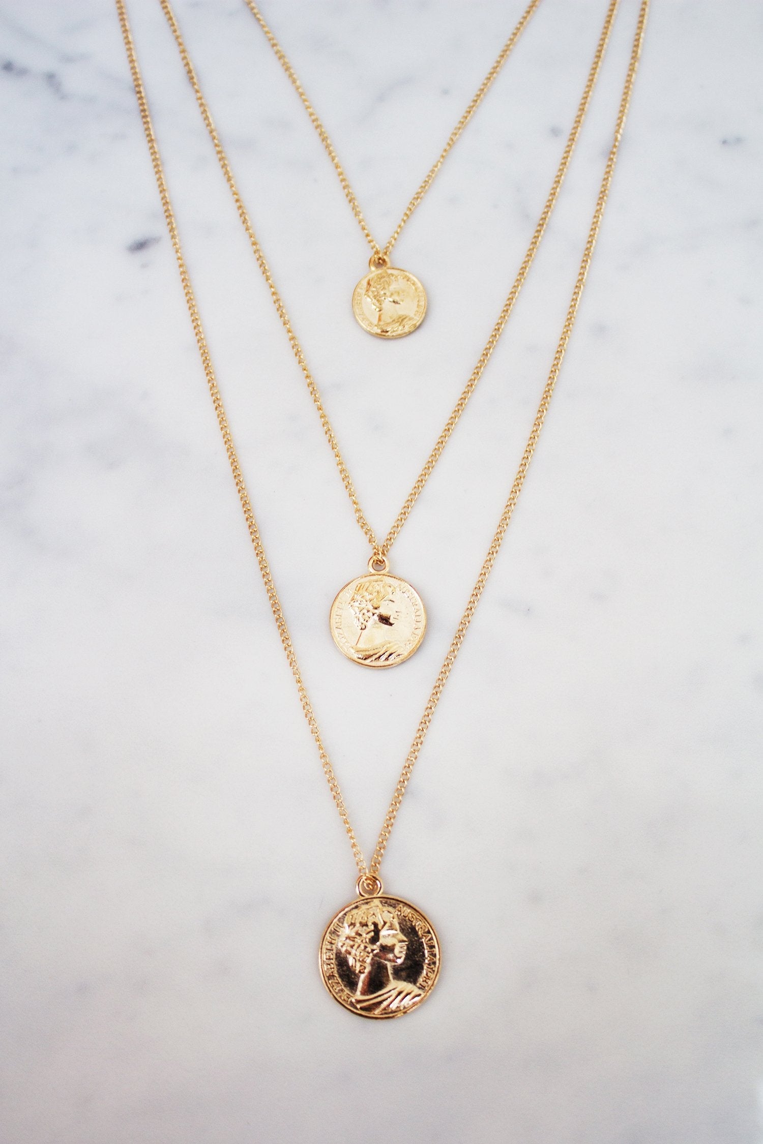 Gold Coins Necklace - nfd-demo-dev