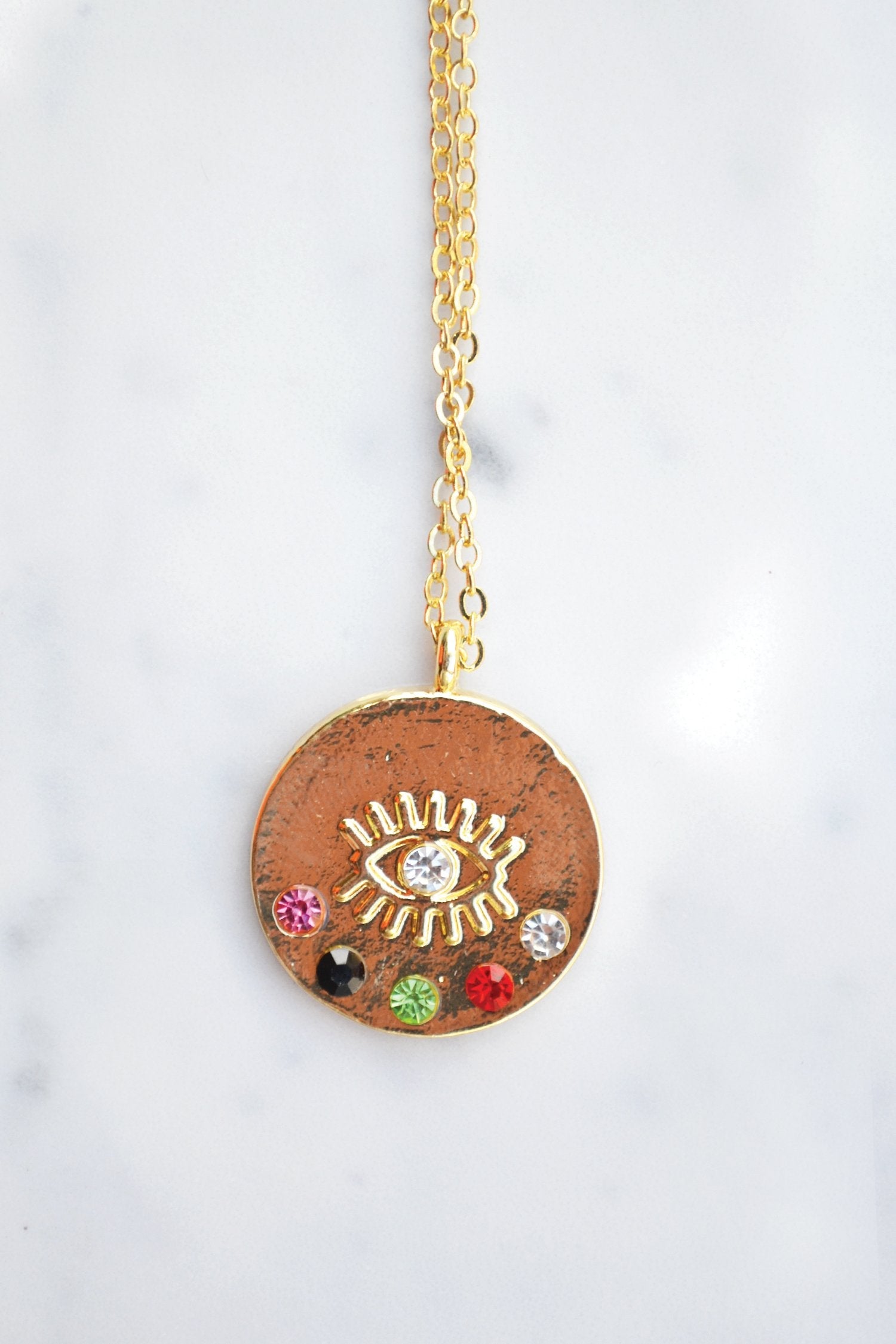 Gold Eye Necklace - nfd-demo-dev