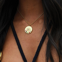 Thumbnail for Gold Eye Necklace - nfd-demo-dev