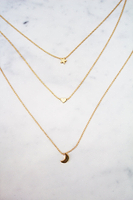 Thumbnail for Gold Moon Star Heart Necklace - nfd-demo-dev