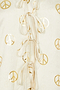 Gold Peace Frill Top