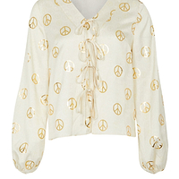 Thumbnail for Gold Peace Frill Top - nfd-demo-dev