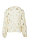 Gold Peace Frill Top