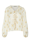 Gold Peace Frill Top - Curve