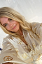 Gold Peace Frill Top - Curve