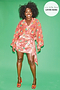 Grapefruit Mini Jaspre Skirt
