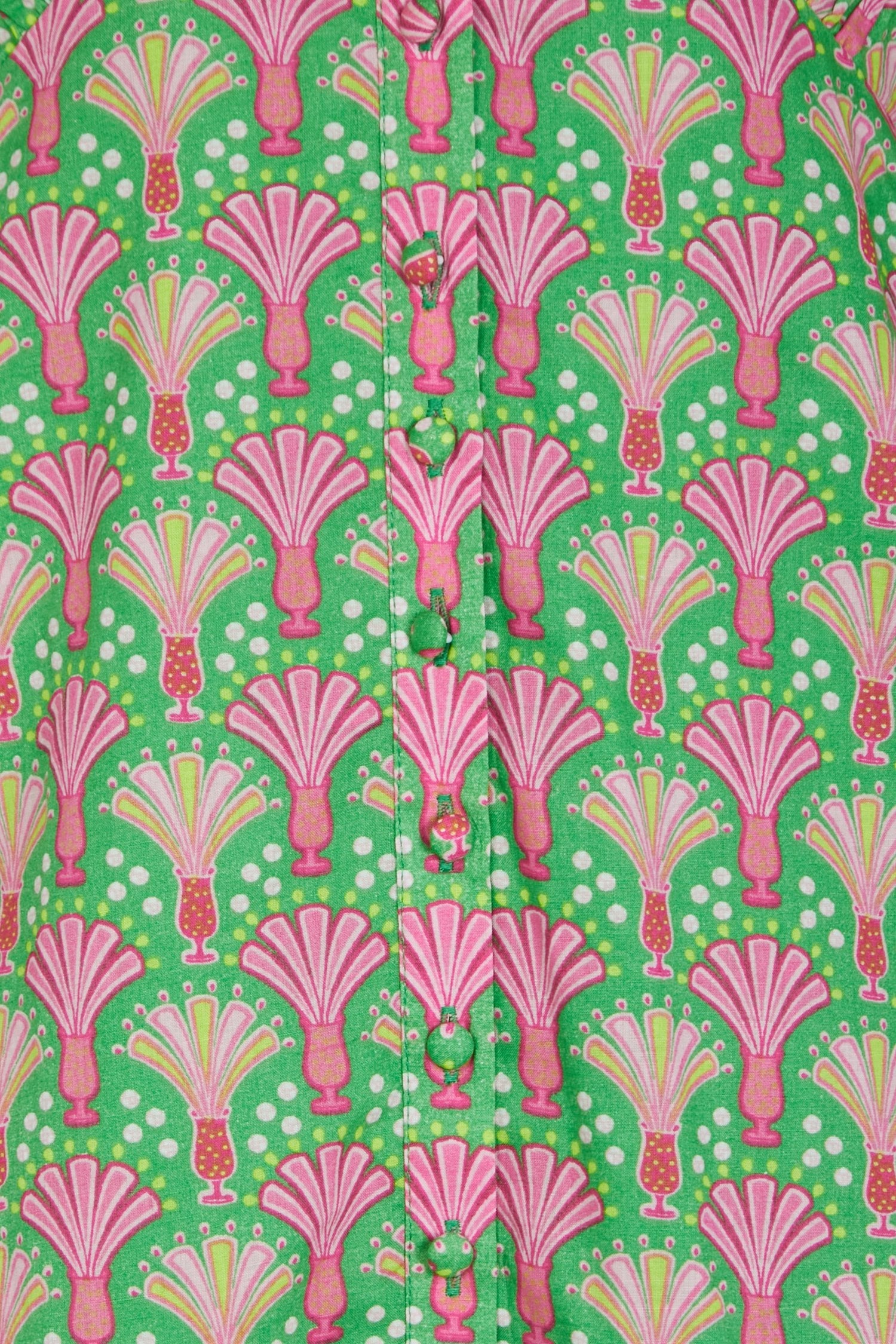 Green and Pink Cocktail Mini Dress - Curve - nfd-demo-dev
