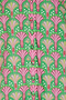 Green and Pink Cocktail Mini Dress - Curve