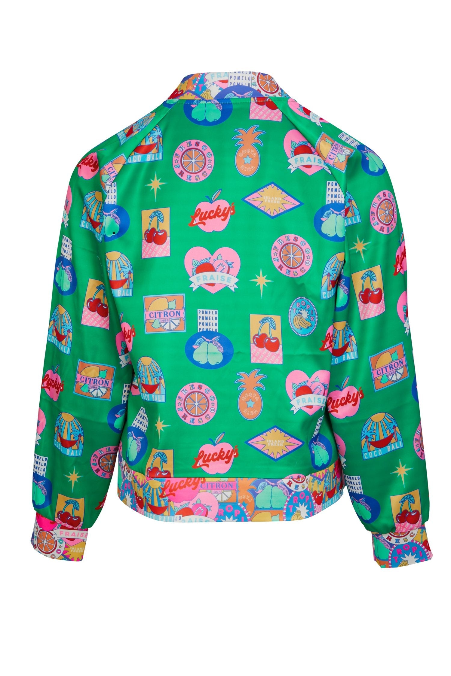 Green Fruit Sticker Bomber - nfd-demo-dev