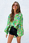 Green Fruit Sticker Shirt