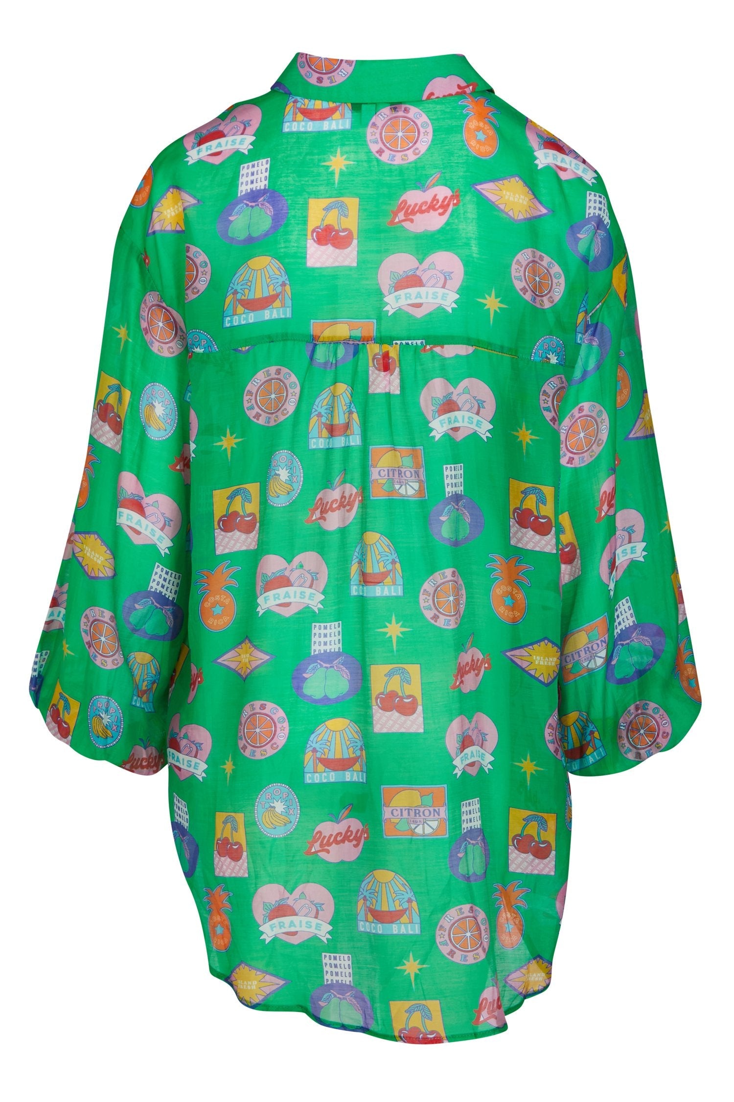 Green Fruit Sticker Shirt - nfd-demo-dev