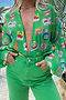 Green Fruit Sticker Shirt