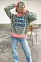 Green Hearts Love Knit Top