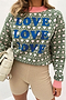 Green Hearts Love Knit Top