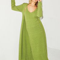 Thumbnail for Green Knit Slip Dress - nfd-demo-dev